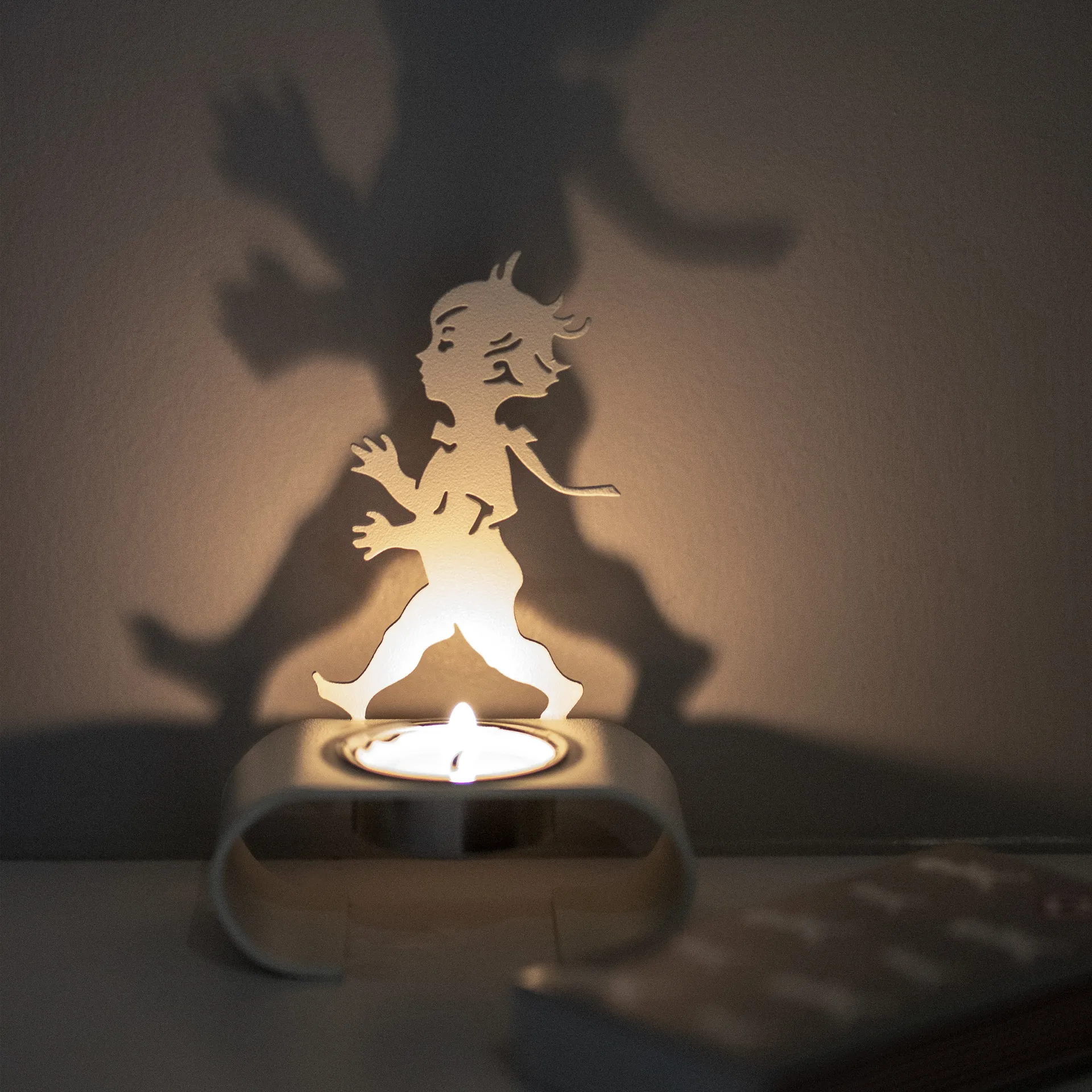 Photophore Silhuett 9,3x13,3 cm, Blanc Solstickan Design