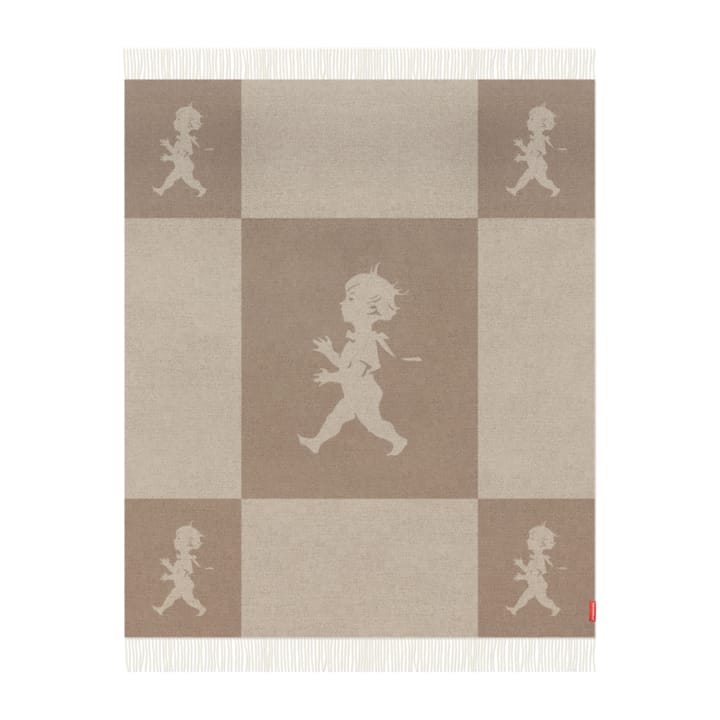 Plaid Solstickan laine mérinos 130x170 cm - Sable - Solstickan Design