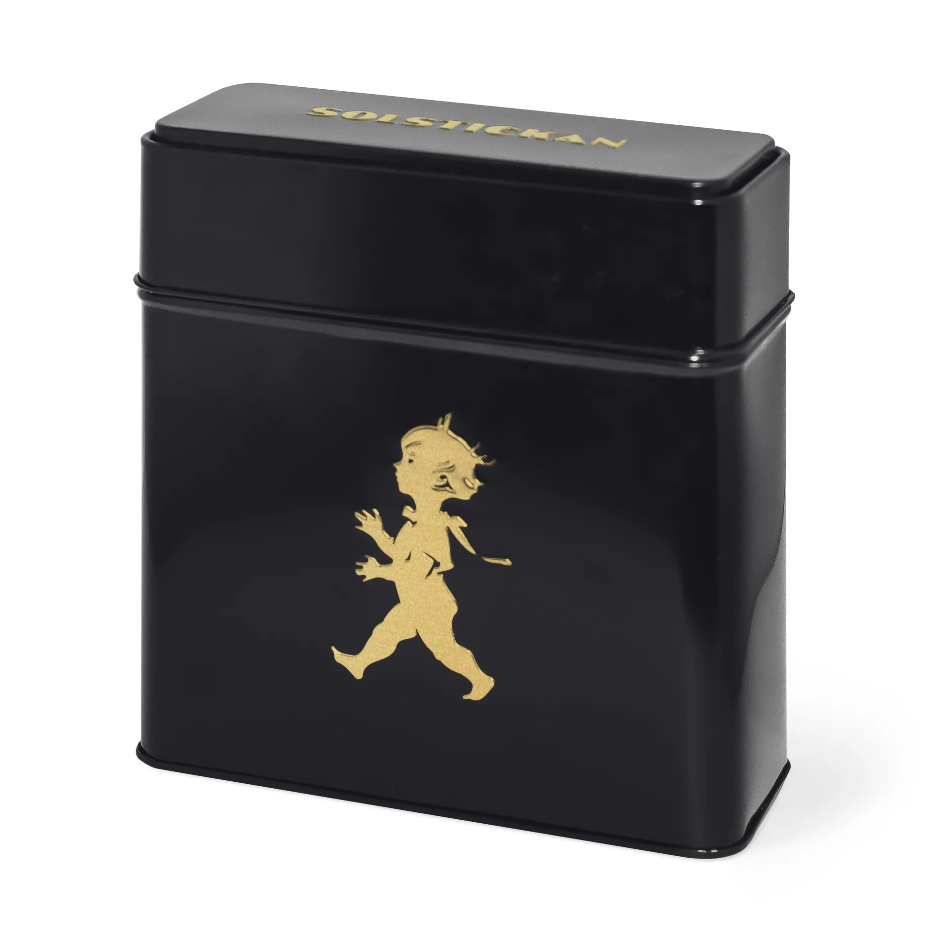 Solstickan boîte pour filtre à café 15.4x17 cm, Noir et or Solstickan Design