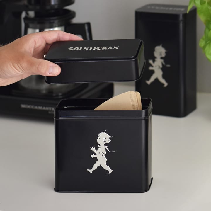 Solstickan boîte pour filtre à café 15.4x17 cm - Noir - Solstickan Design