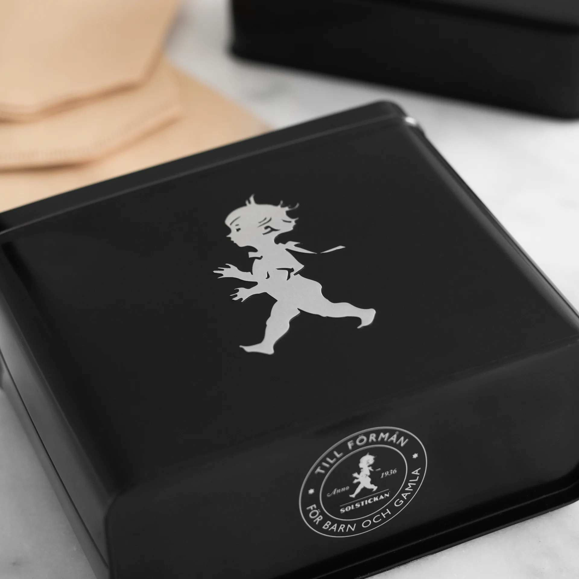 Solstickan boîte pour filtre à café 15.4x17 cm, Noir Solstickan Design