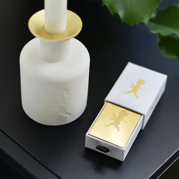 Solstickan étui à allumettes - Laiton, petit 3,5x5,6x1,8 cm - Solstickan Design