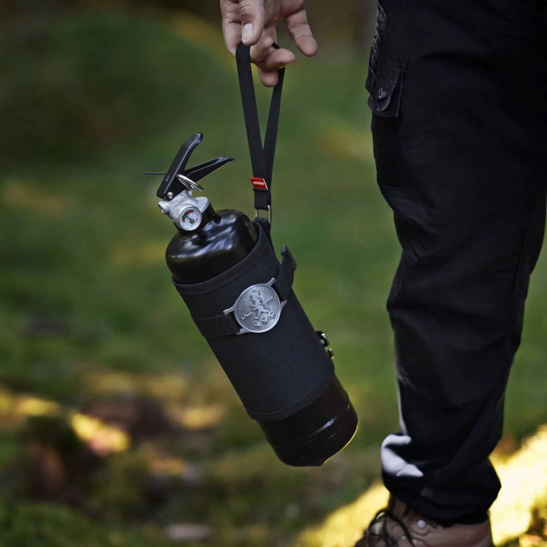 Solstickan extincteur 1 kg, Outdoor edition, Noir Solstickan Design