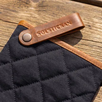 Solstickan gant de cuisine en toile canvas - Noir - Solstickan Design