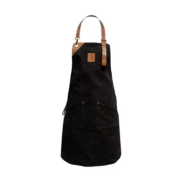 Solstickan tablier en canvas - Noir - Solstickan Design