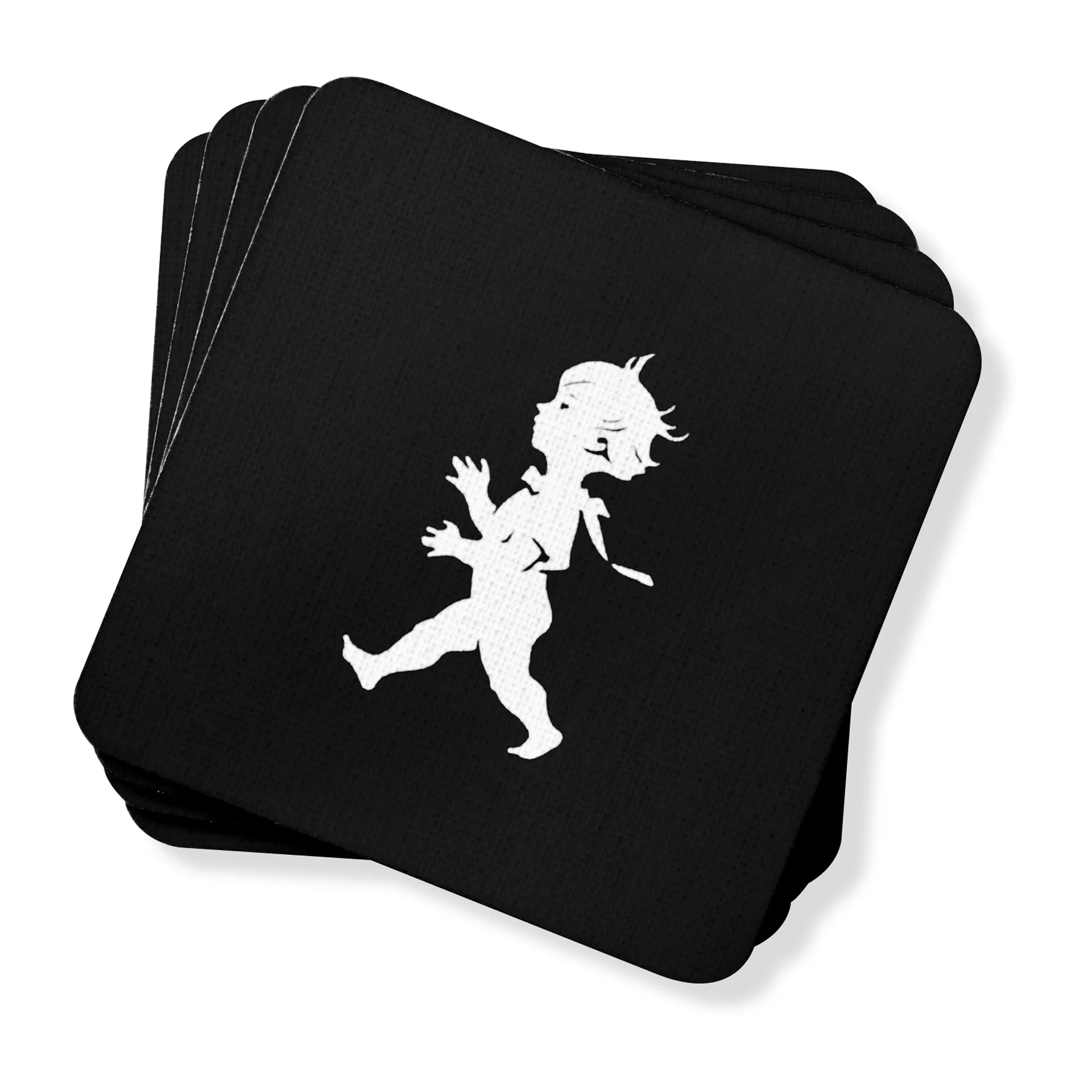 Sous-verre Solstickan 10x10 cm, lot de 4, Noir Solstickan Design