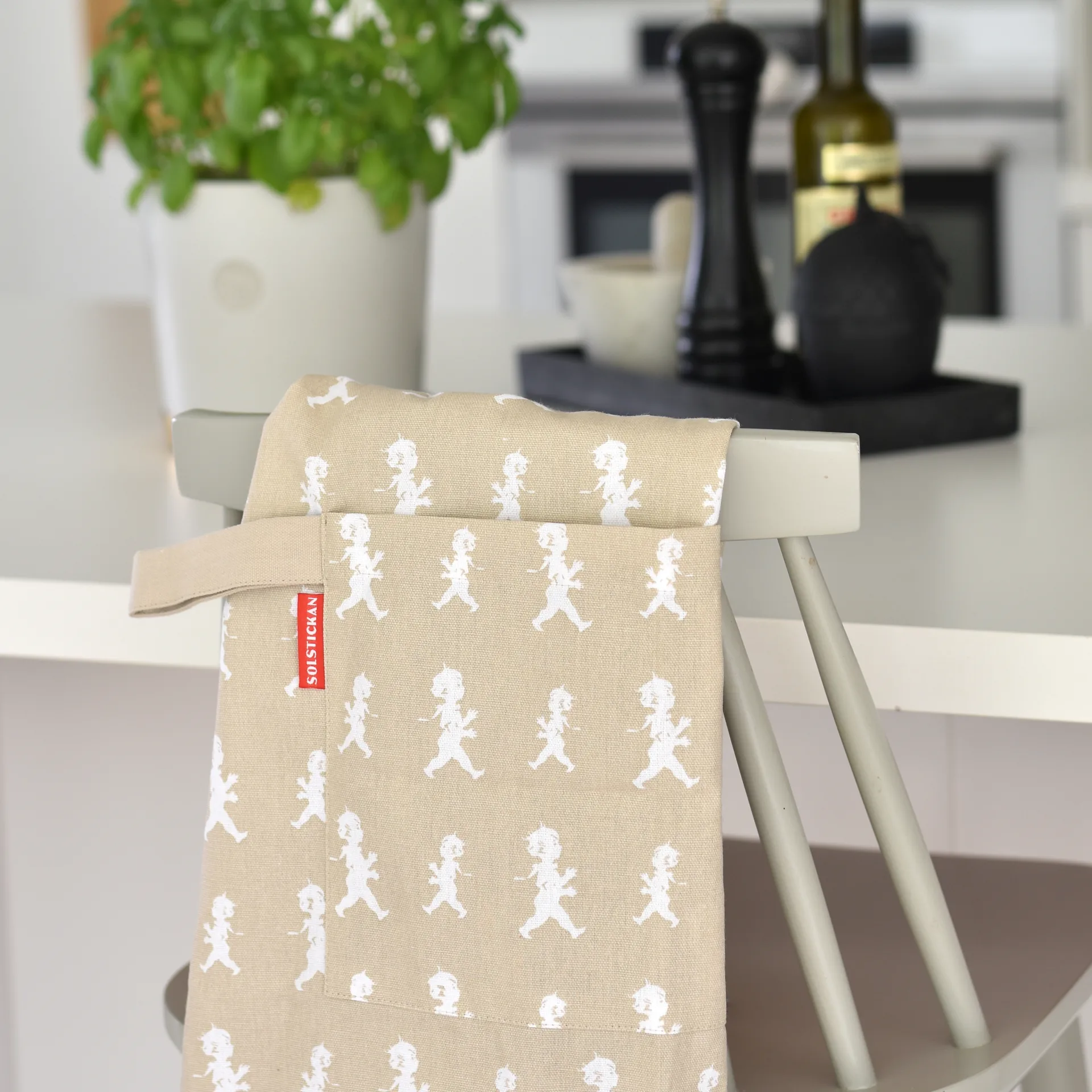 Tablier Solstickan adulte, Sable Solstickan Design