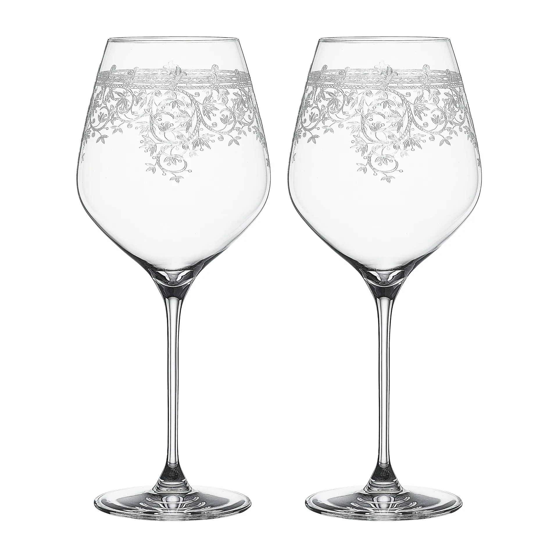 Arabesque Burgundy Verre à vin rouge 84 cl Lot de 2, Transparent Spiegelau