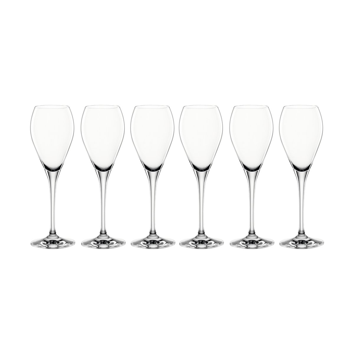 Spiegelau Verre à champagne Party 16 cl 6-pack | Design Scandinave | Coupes à champagne | Transparent