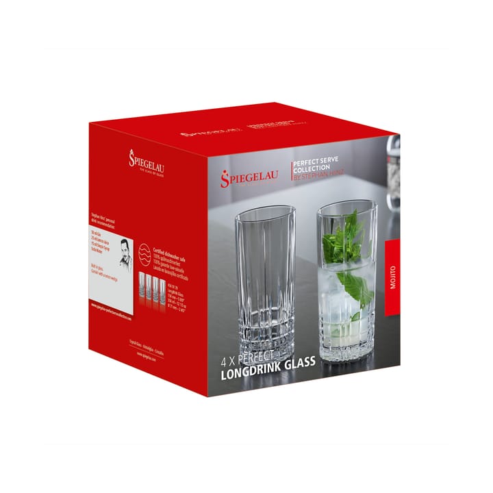 Verre à long drink Perfect Serve 35cl lot de 4, transparent Spiegelau