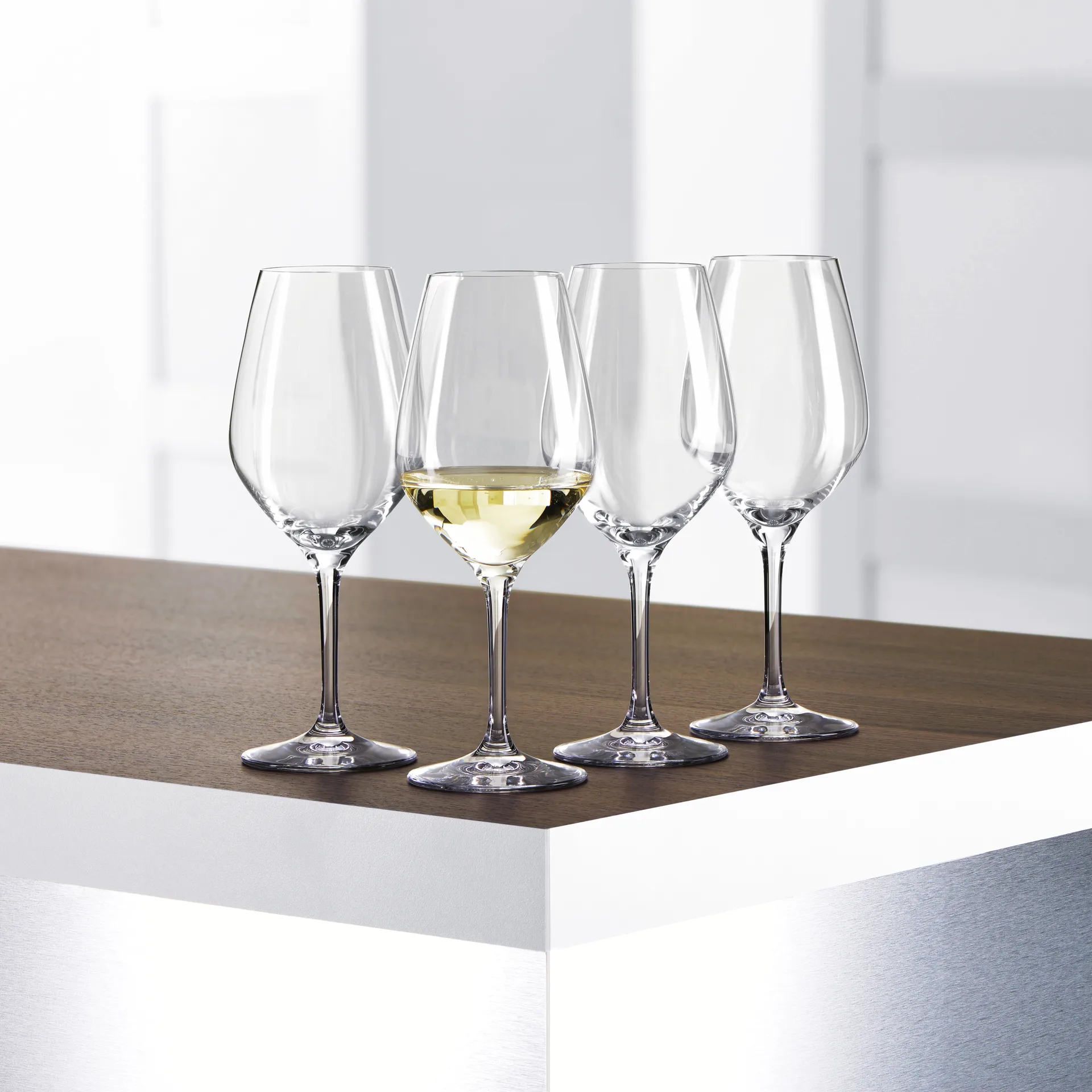 Verre à vin blanc Authentis 36 cl lot de 4, transparent Spiegelau