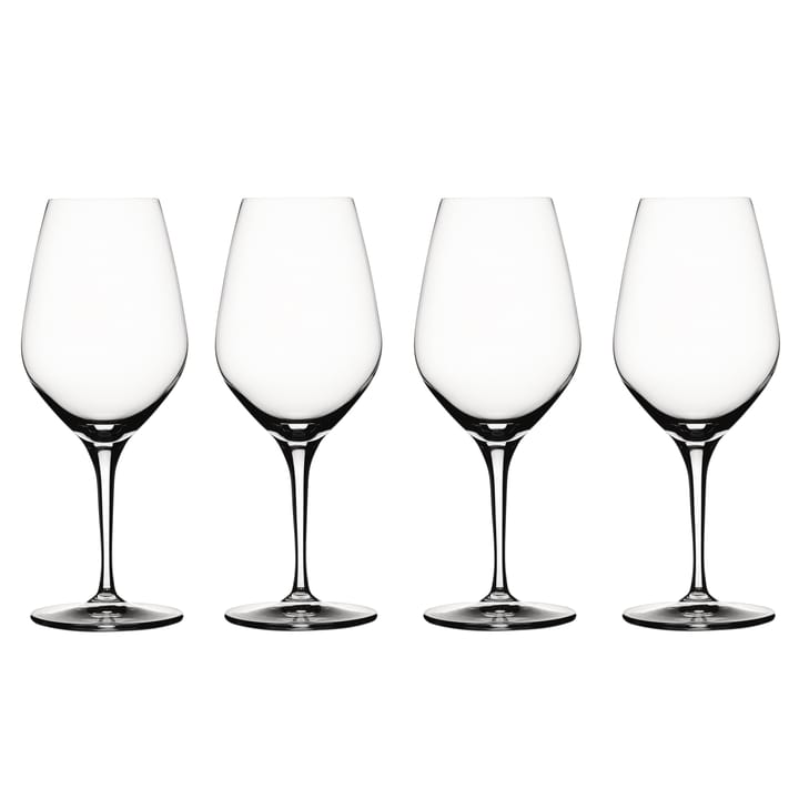 4 verres de cristal à vin rouge Authentis 01 Spiegelau - Art de la