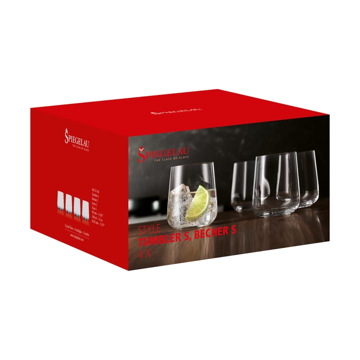 Verres Style 34cl Lot de 4, Transparent Spiegelau