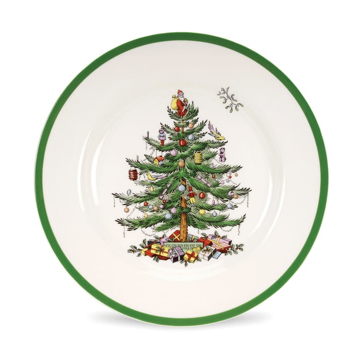 Assiette Christmas Tree Ø27 cm - White-green-red - Spode