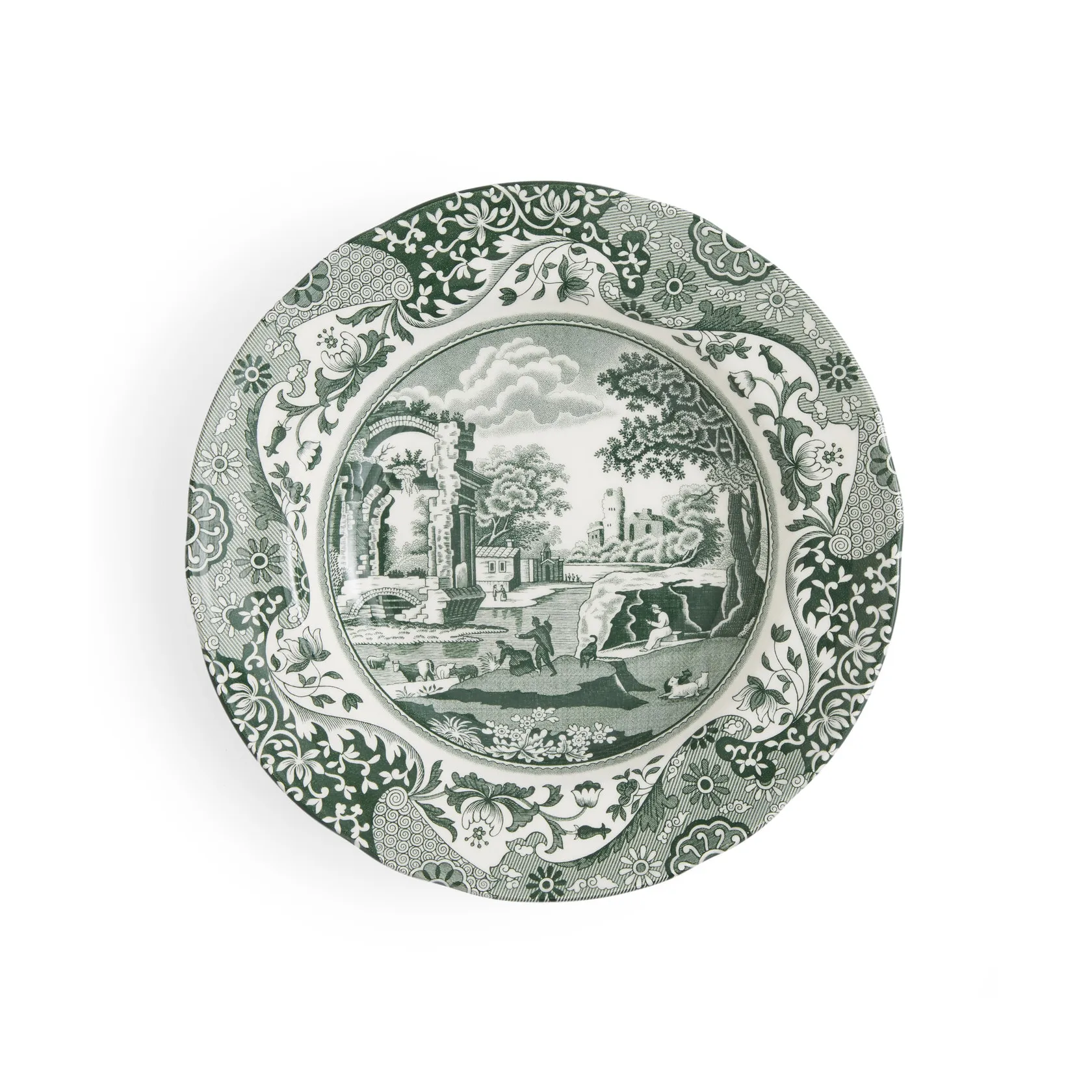 Assiette creuse Heritage Green Italian, Vert, Ø23 cm Spode