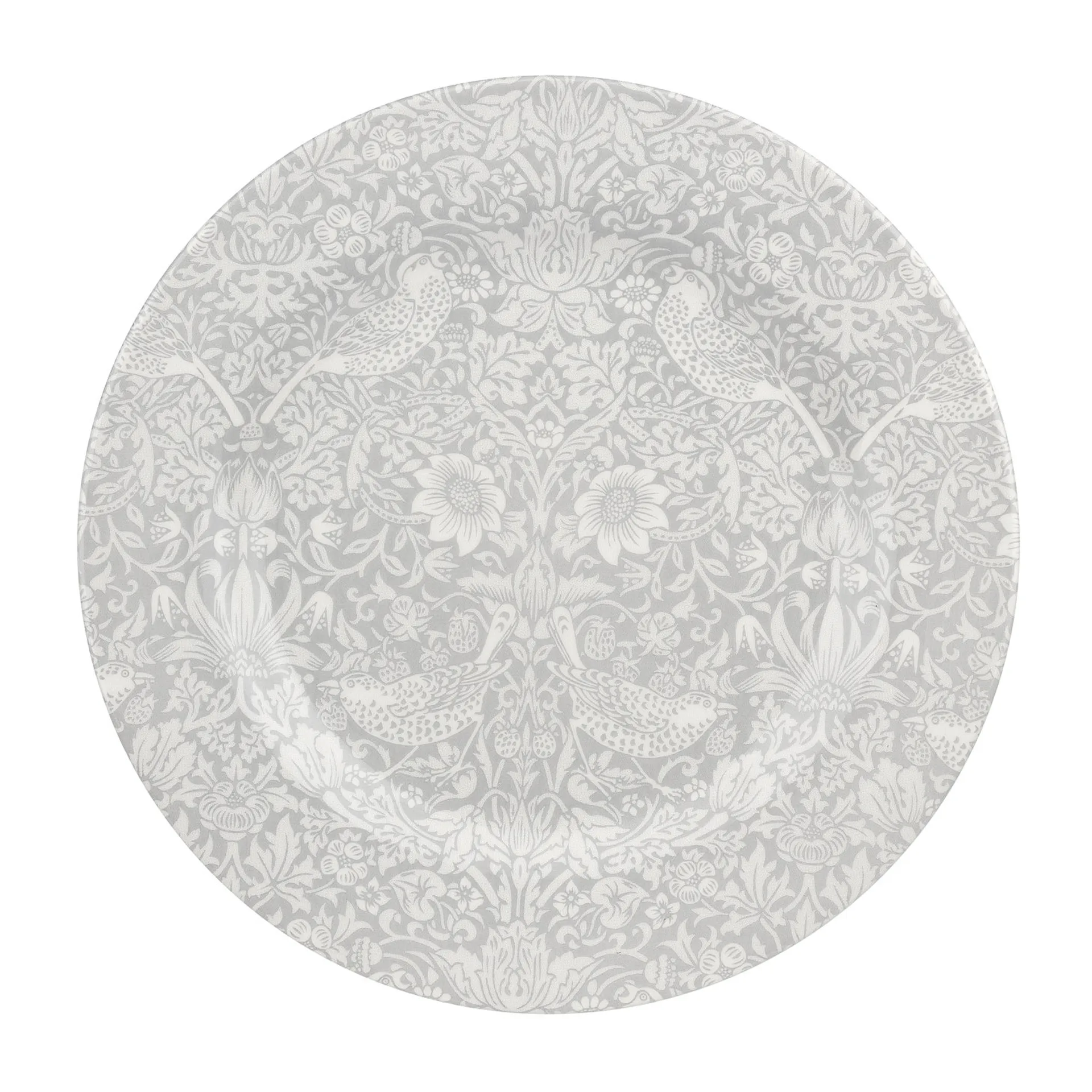 Assiette Strawberry Thief Ø28 cm, Grey Spode