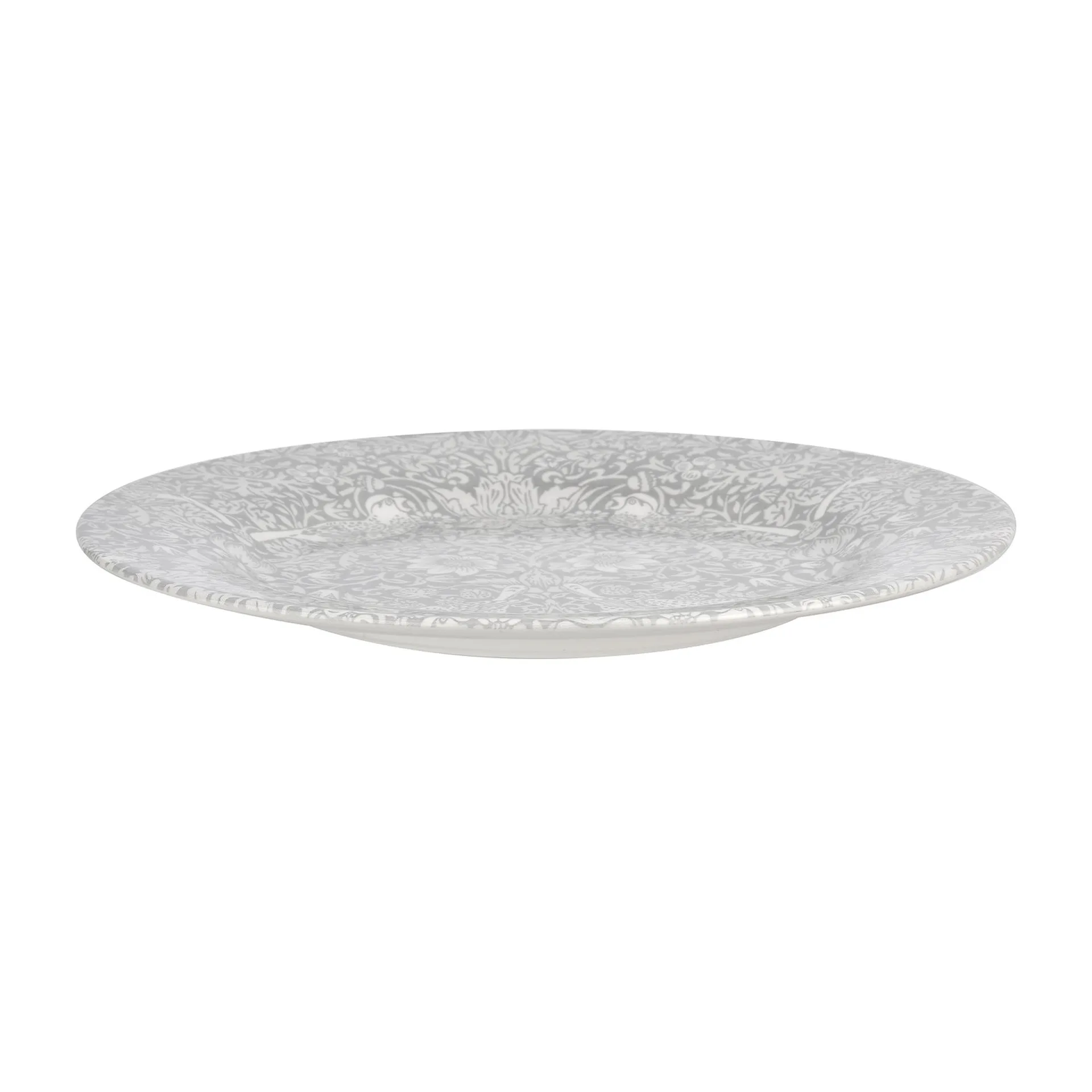 Assiette Strawberry Thief Ø28 cm, Grey Spode