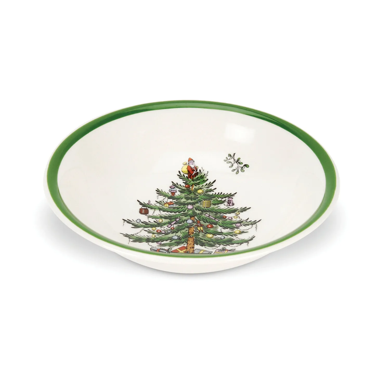 Spode Sapin De Noël Joyeux Noël Sapin Plateau (Vert