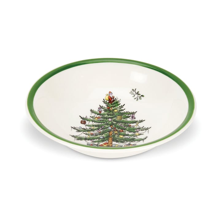 Bol Christmas Tree Ø15 cm - White-green-red - Spode