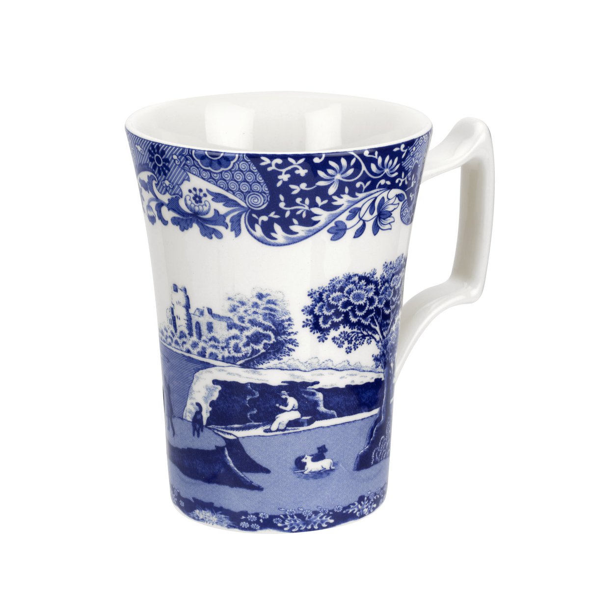 spode mug cottage blue italian 28 cl