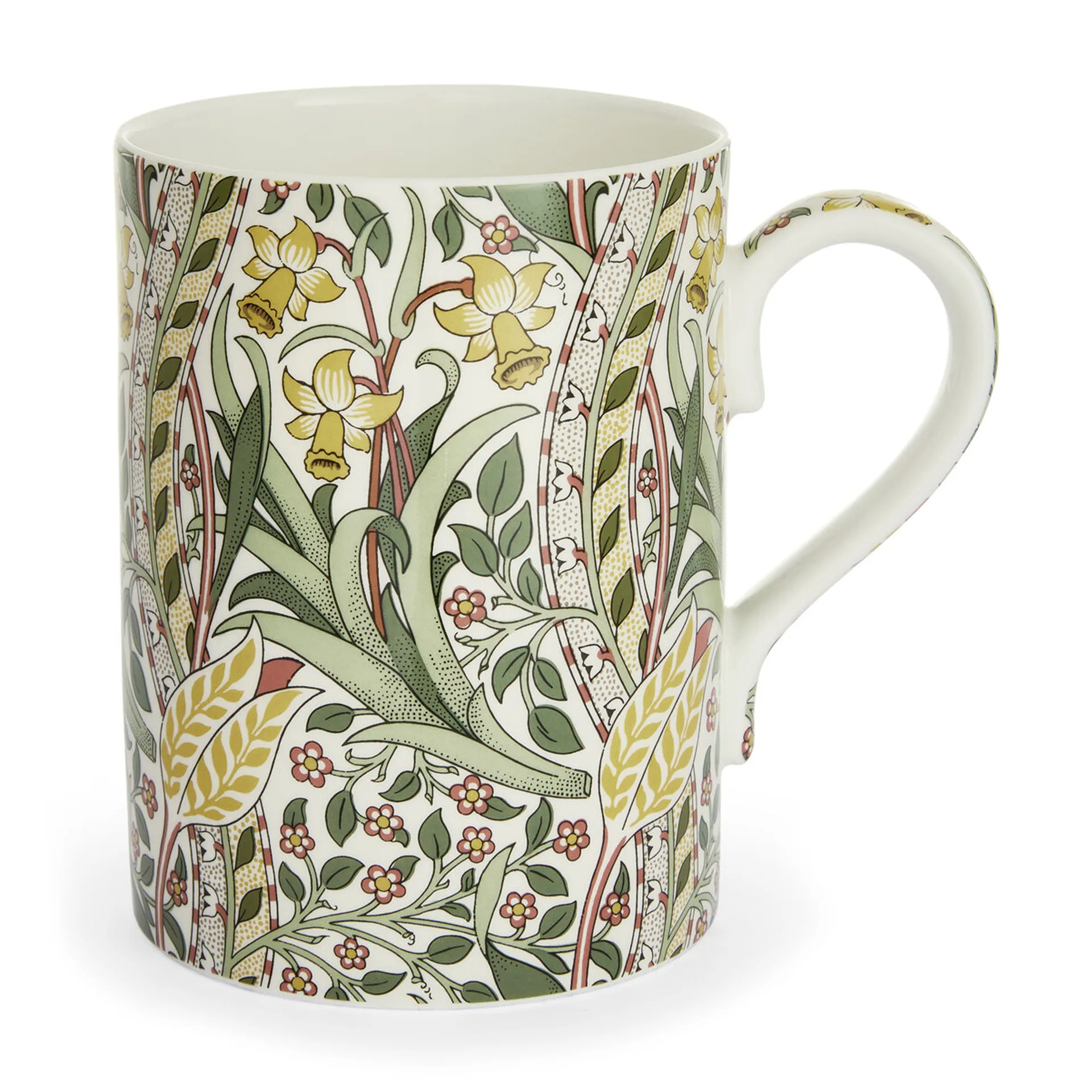 Mug Daffodil 35 cl, Feuille de laurier garance Spode