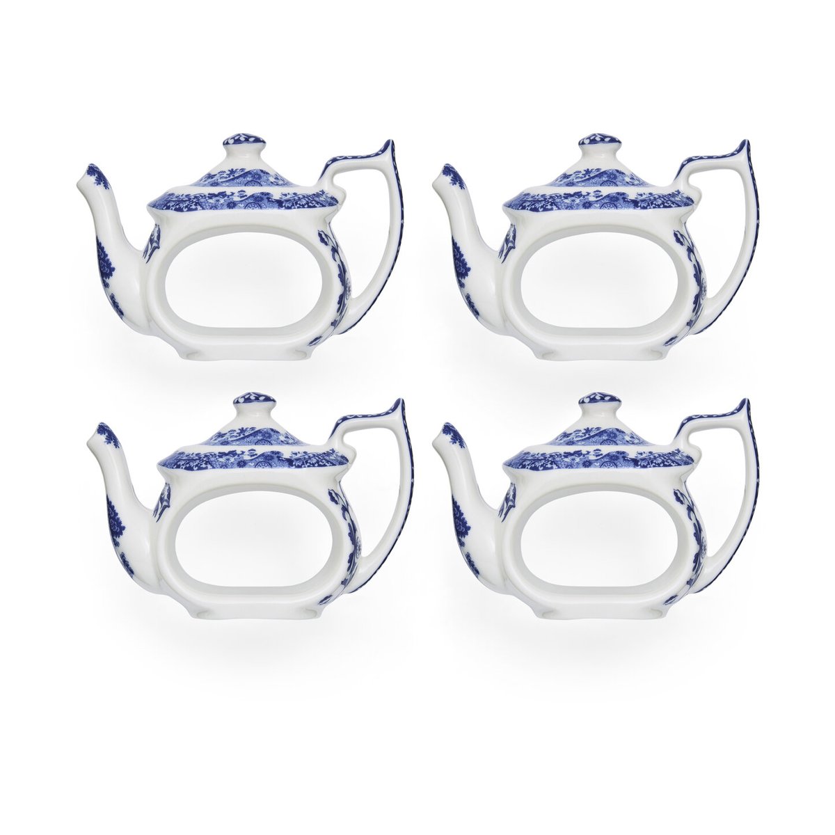 Spode Ronds de serviette Blue Italian, lot de 4 Bleu-blanc