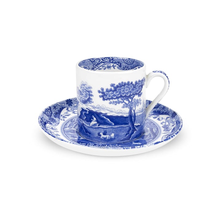 Tasse à café et soucoupe Blue Italian - 9 cl - Spode