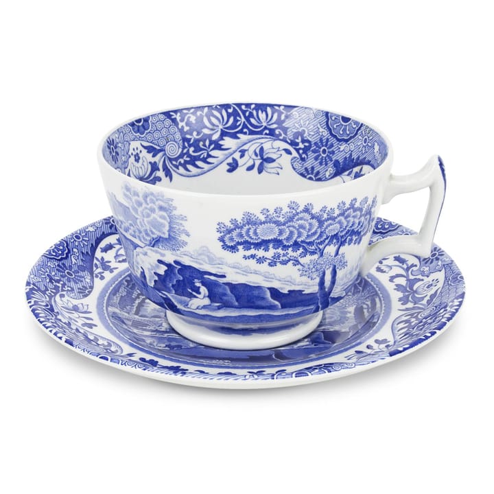 Tasse à petit-déjeuner et soucoupe Blue Italian  - 28 cl - Spode