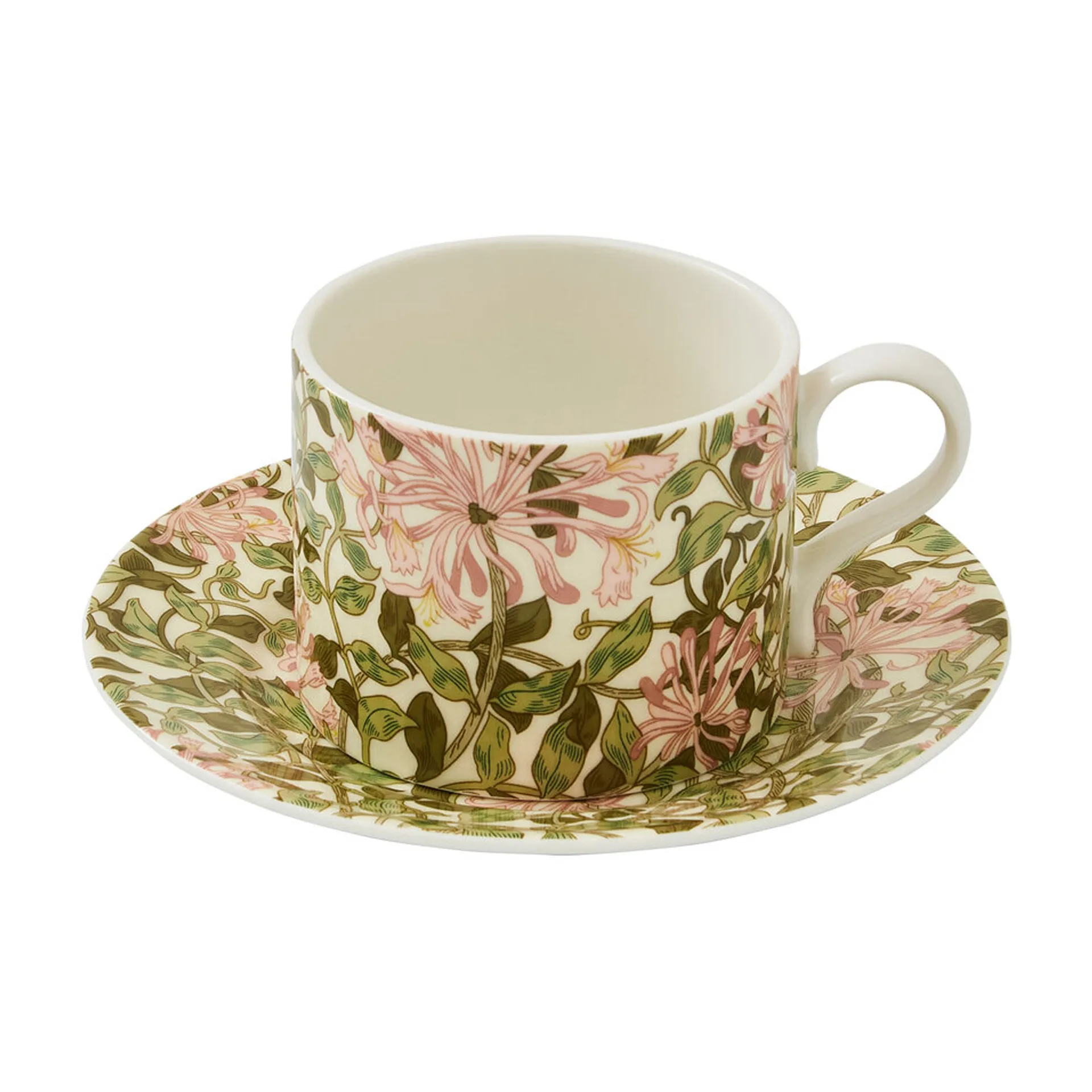 Tasse à thé avec soucoupe Honeysuckle 28 cl, Multi Spode