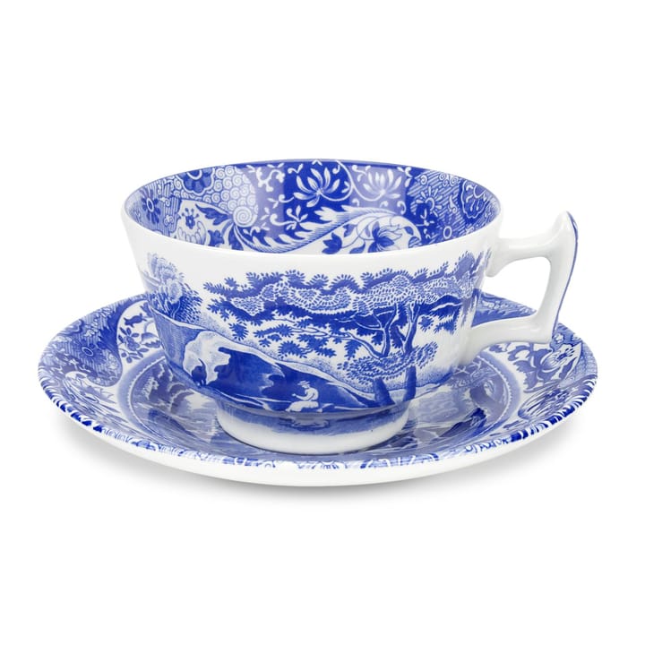 Tasse à thé et soucoupe Blue Italian - 20 cl - Spode