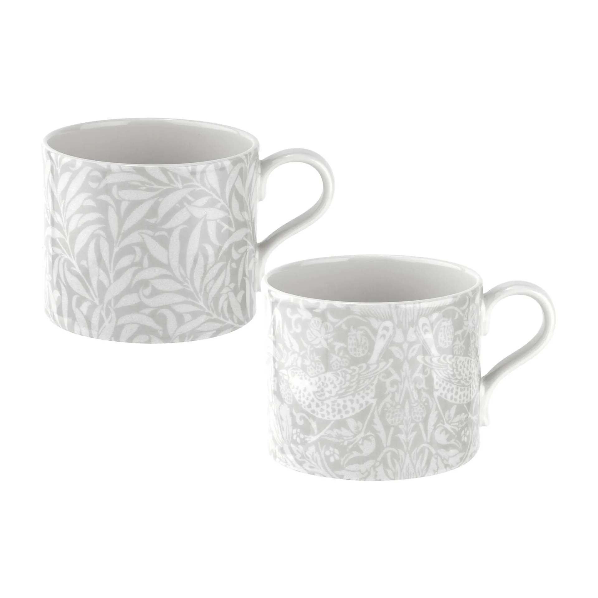Tasse Strawberry Thief & Willow Bough 34 cl 2 Pièces, Grey Spode