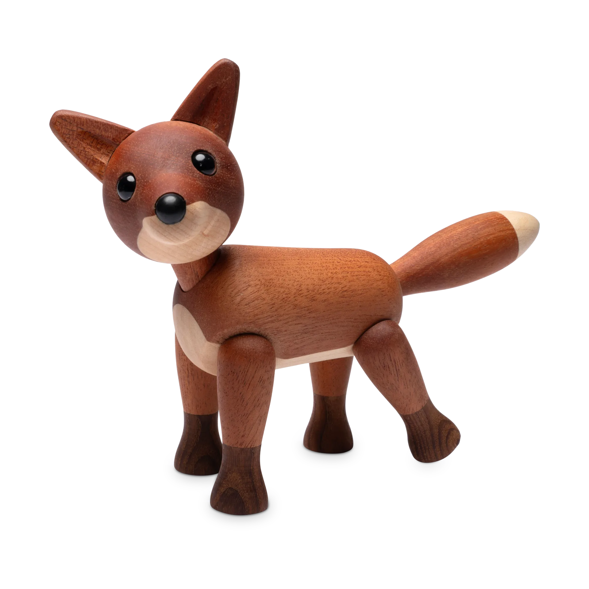 Décoration Foxy renard 12 cm, Acajou Spring Copenhagen