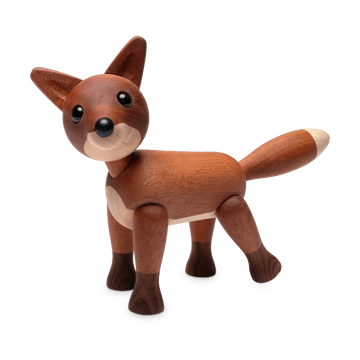 Décoration Foxy renard 12 cm - Acajou - Spring Copenhagen