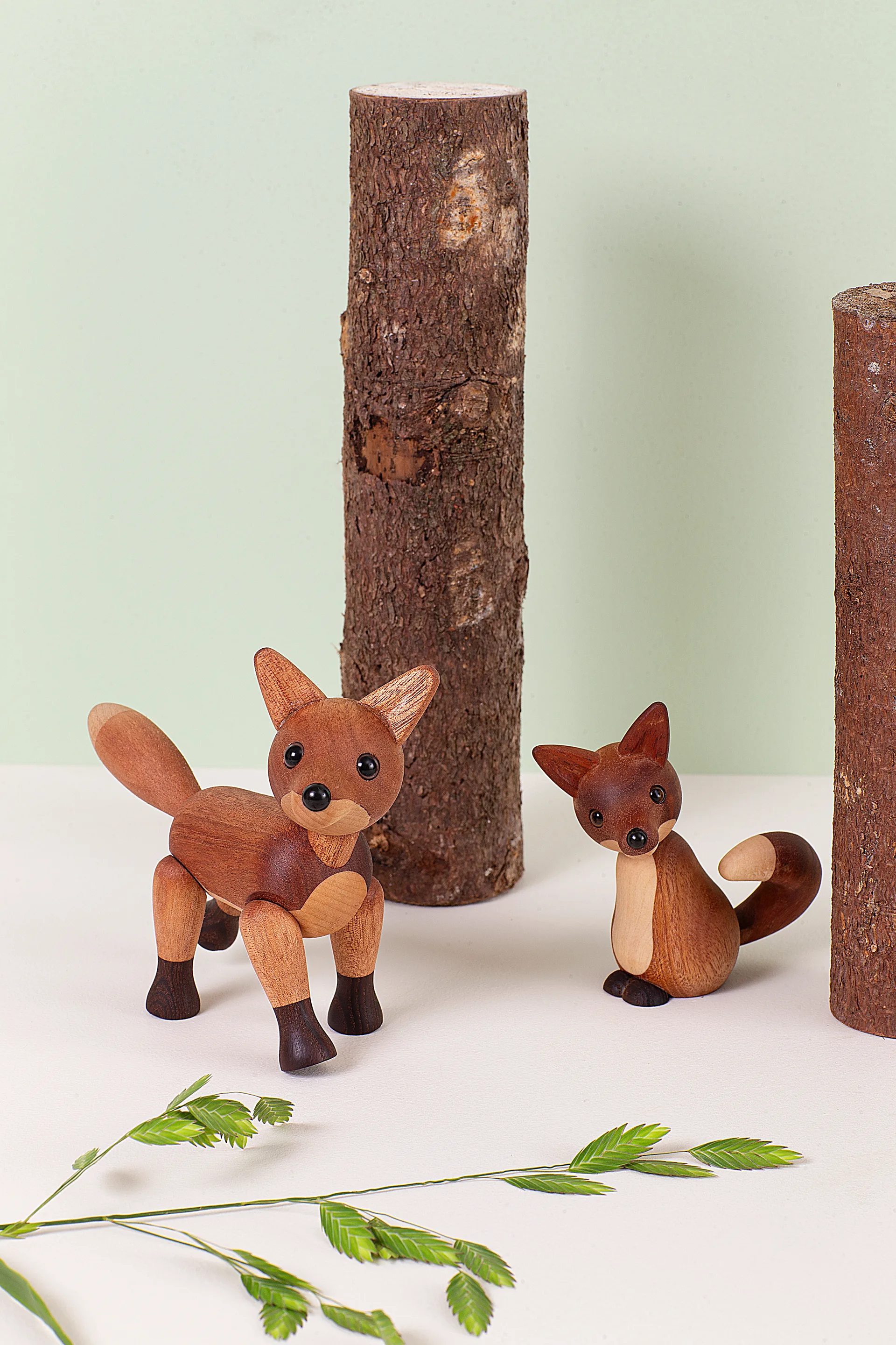 Décoration Foxy renard 12 cm, Acajou Spring Copenhagen