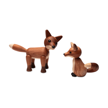 Décoration Foxy renard 12 cm - Acajou - Spring Copenhagen