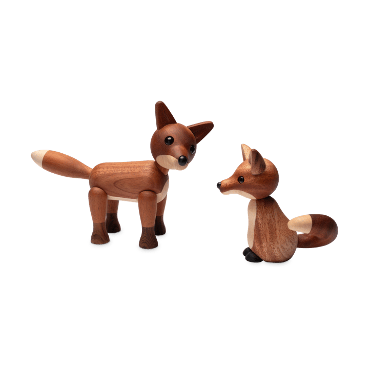 Décoration Foxy renard 12 cm, Acajou Spring Copenhagen