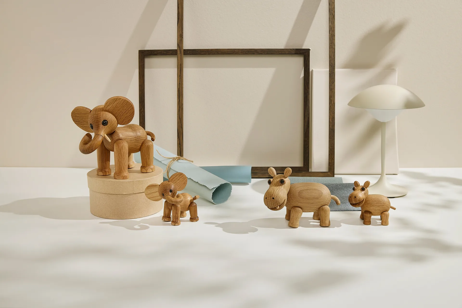 Décoration hippopotame Flora, Chêne-érable Spring Copenhagen