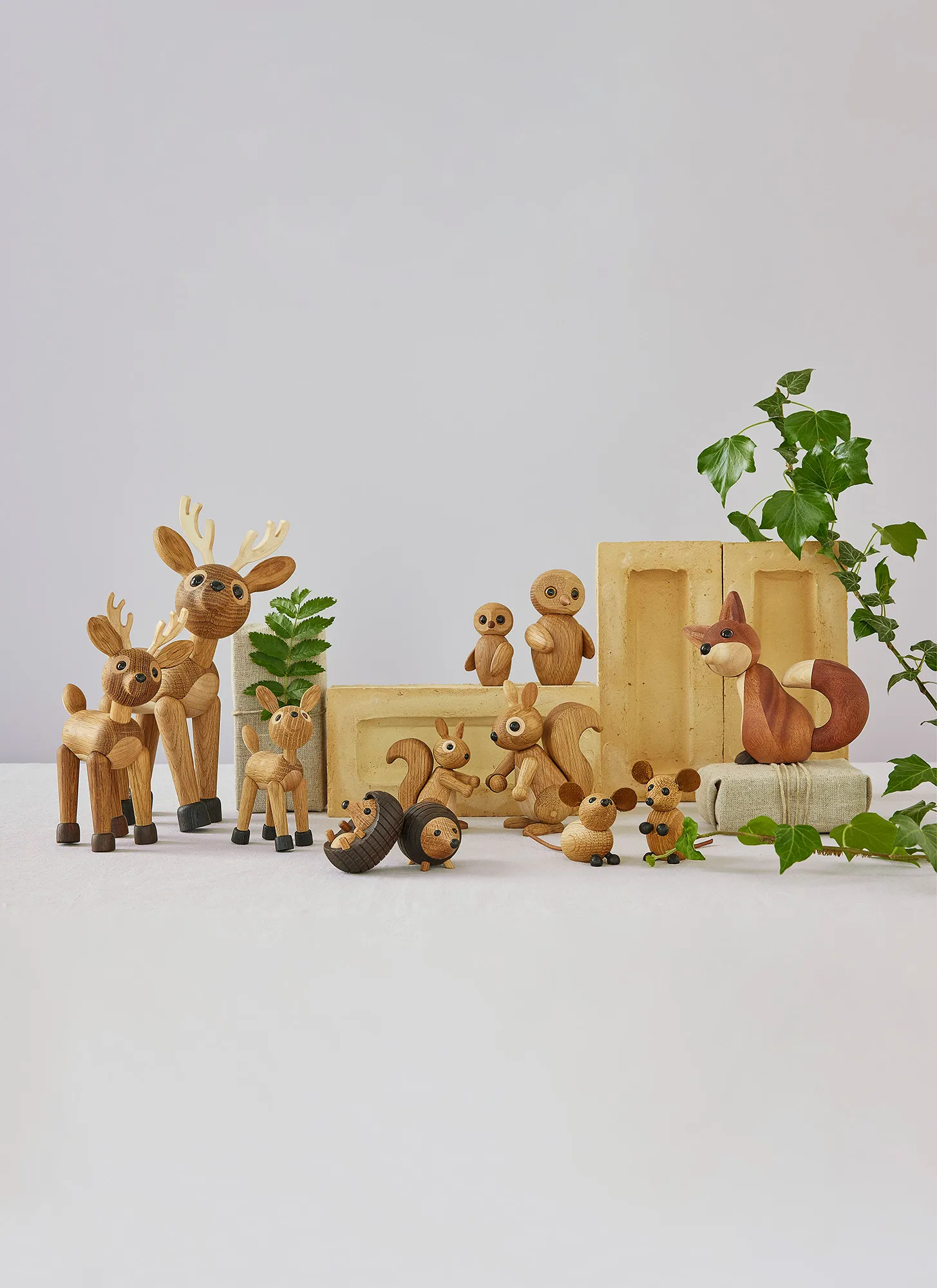 Décoration Stick hérisson 4,5 cm, Frêne thermo chauffé Spring Copenhagen