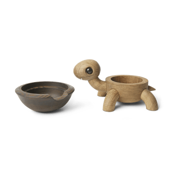 Décoration tortue Speedy 4 cm - Chêne-cendre - Spring Copenhagen