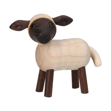 Figurine agneau Will - Beige, 6,6x9xH8,5 cm - Spring Copenhagen