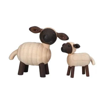 Figurine agneau Will - Beige, 6,6x9xH8,5 cm - Spring Copenhagen