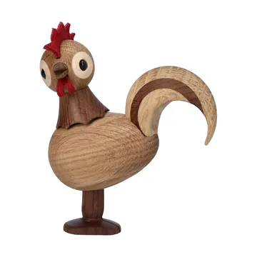Figurine coq Rise - Beige, 4,2x12x10,5 cm - Spring Copenhagen