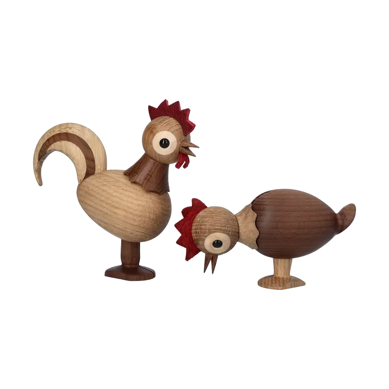Figurine coq Rise, Beige, 4,2x12x10,5 cm Spring Copenhagen