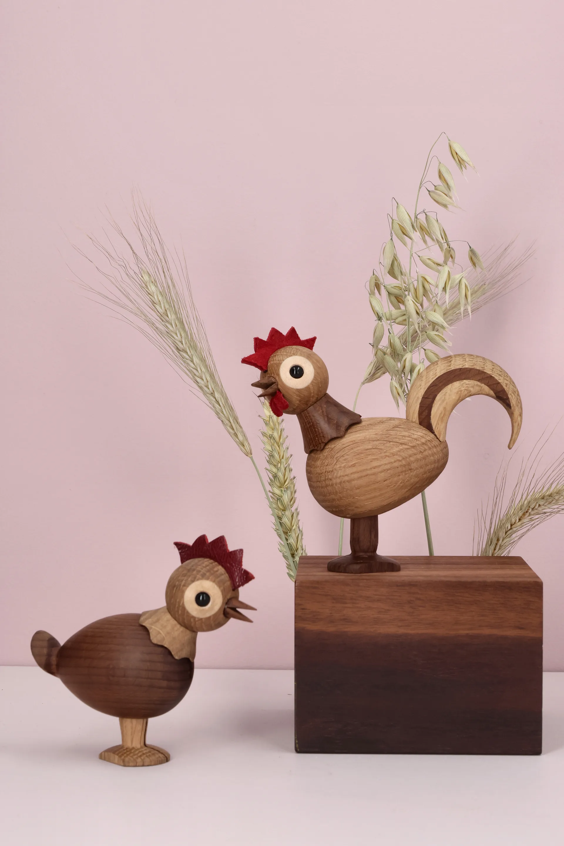 Figurine coq Rise, Beige, 4,2x12x10,5 cm Spring Copenhagen