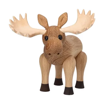 Figurine élan Harald - beige, 15,5x13x14 cm - Spring Copenhagen
