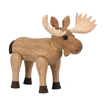 Figurine élan Harald - beige, 15,5x13x14 cm - Spring Copenhagen