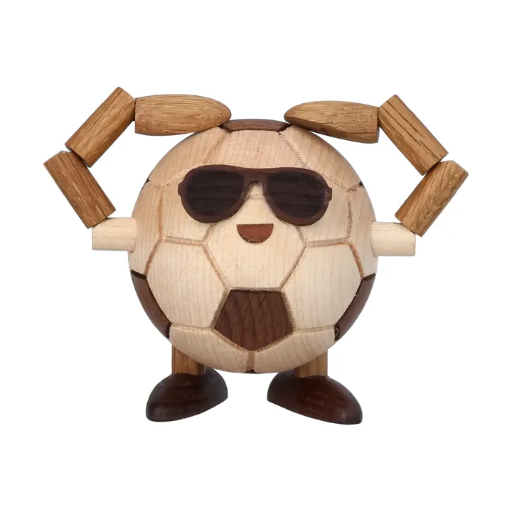 Figurine football Billy Ball - Beige, 8x6,5x6,7 cm - Spring Copenhagen