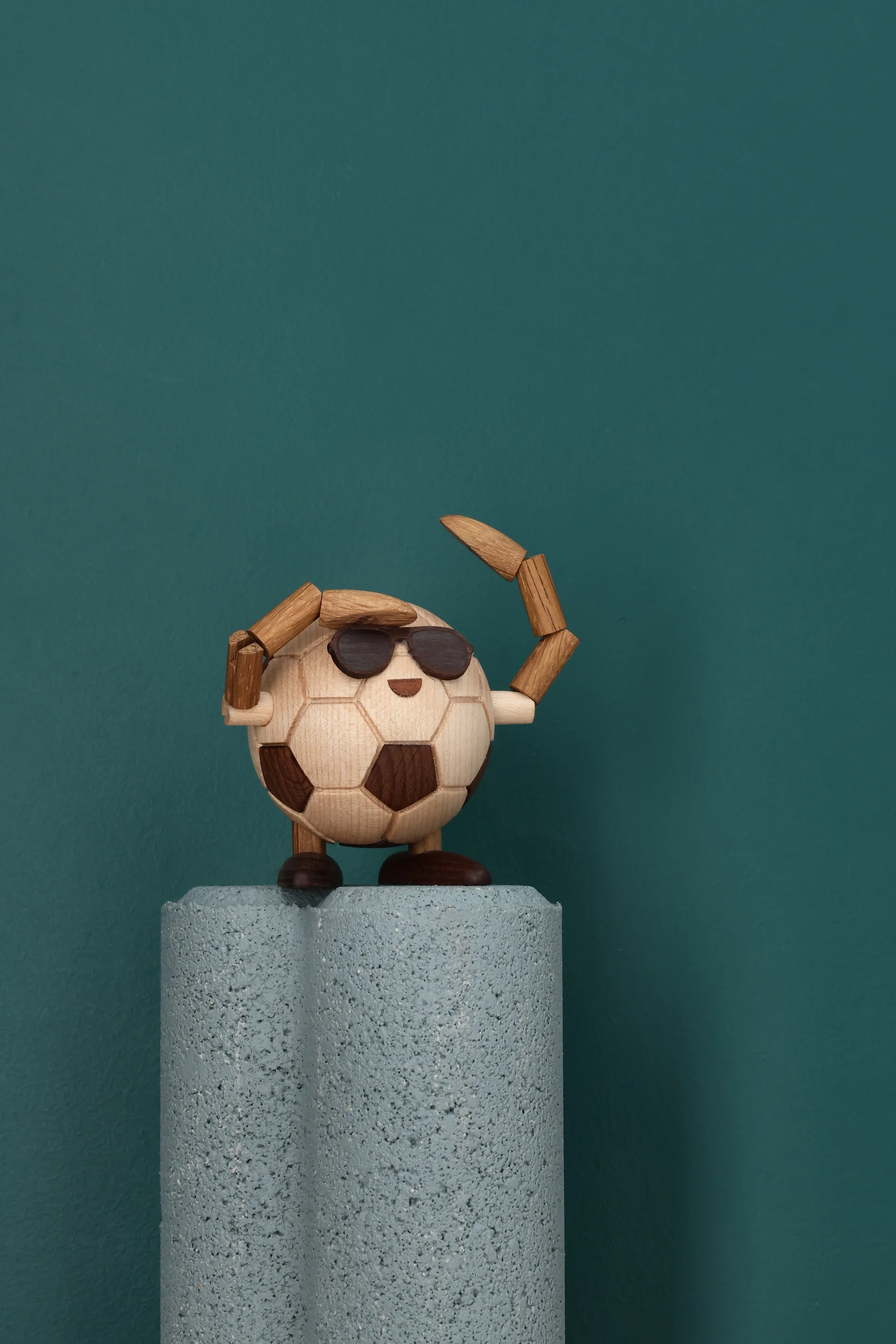 Figurine football Billy Ball, Beige, 8x6,5x6,7 cm Spring Copenhagen
