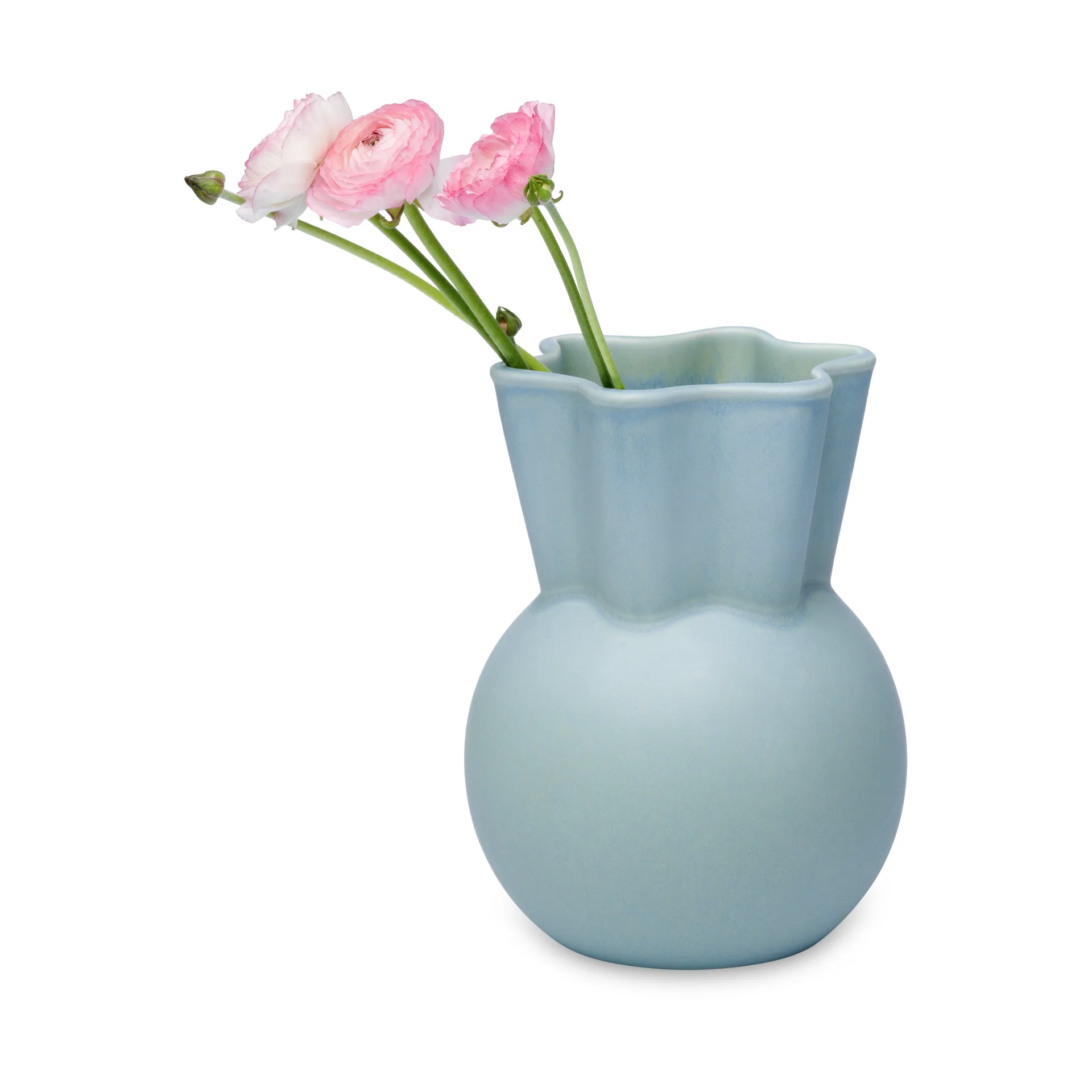 Vase Eva Stæhr-Nielsen 20 cm, Bleu clair Spring Copenhagen