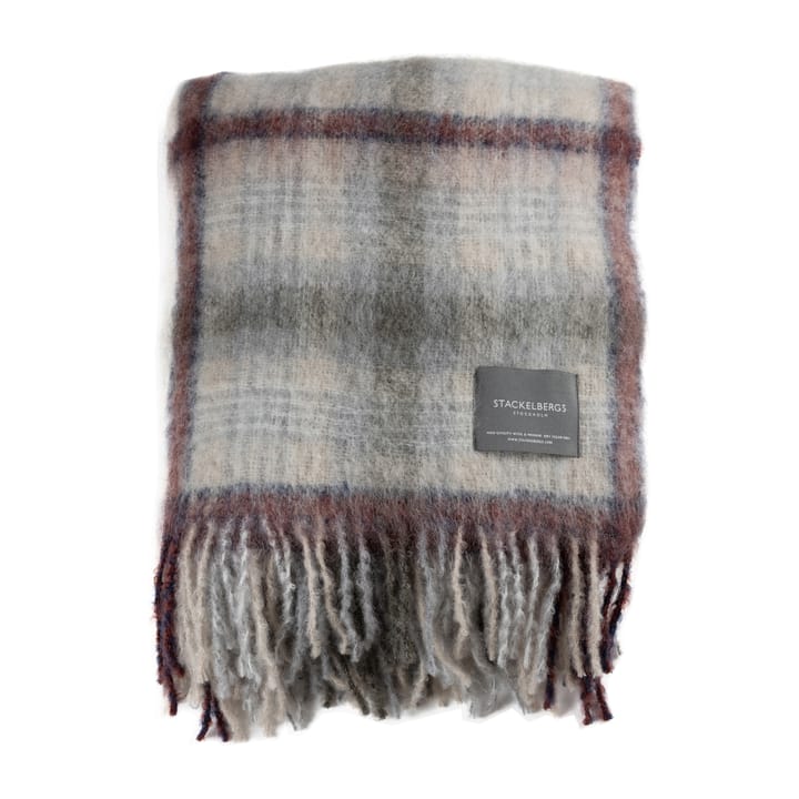 Plaid en mohair - Camel-beige & fired earth - Stackelbergs